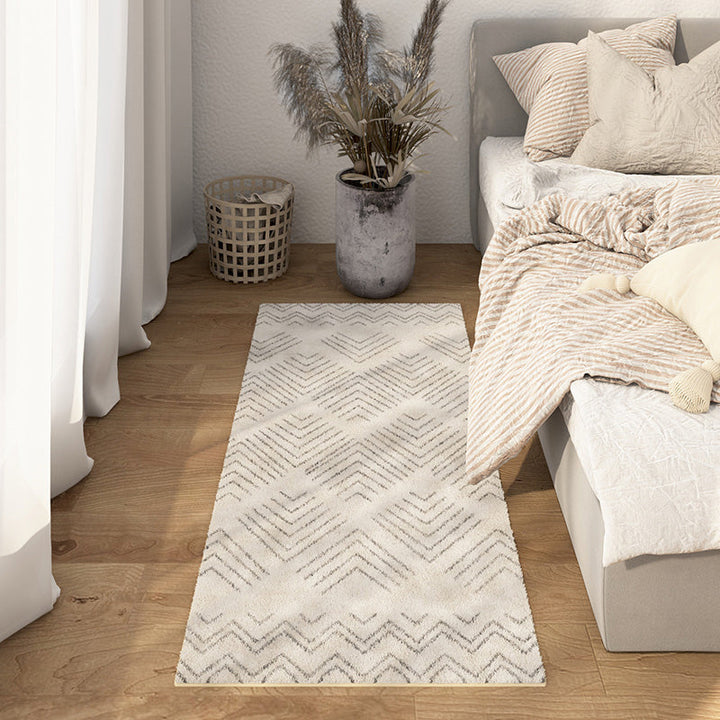 BowLift | Multicolored Bedroom Rug Ethnic Geometric Rug Polypropylene Pet Friendly Washable Indoor Rug
