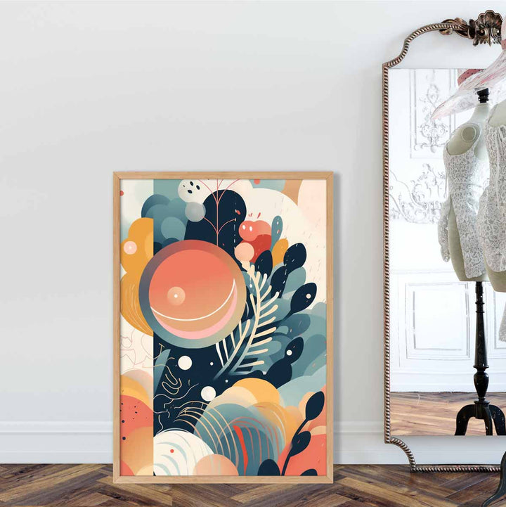 Abstract Colorful Pastel Flower Art Print No. 1 | Bowlift