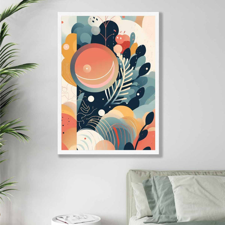 Abstract Colorful Pastel Flower Art Print No. 1 | Bowlift