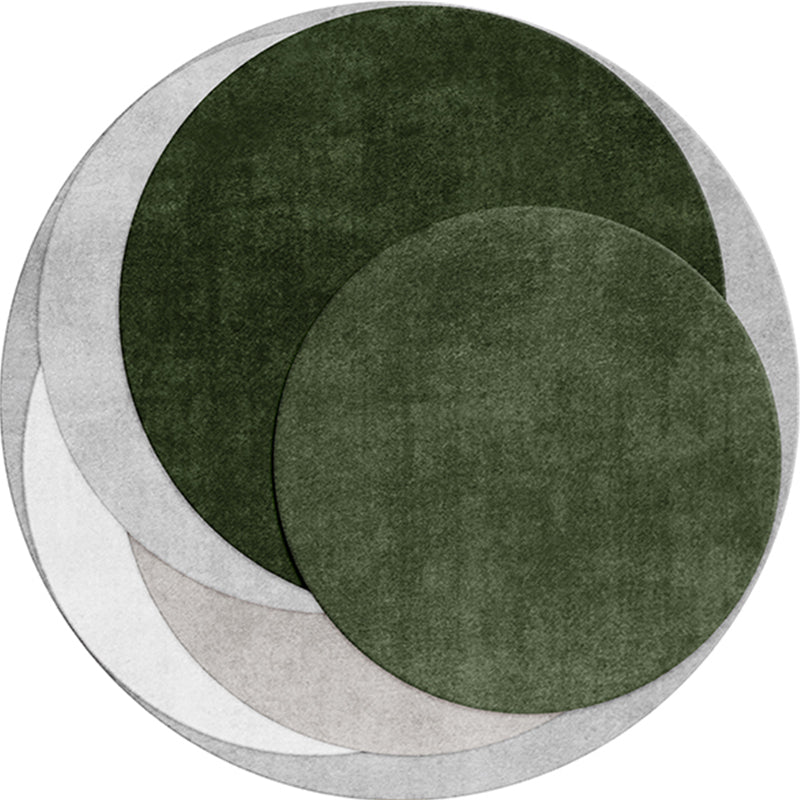 BowLift | Luxurious Living Room Carpet Multicolored Color Block Area Rug Polypropylene Non-Slip Pet-Friendly Rug