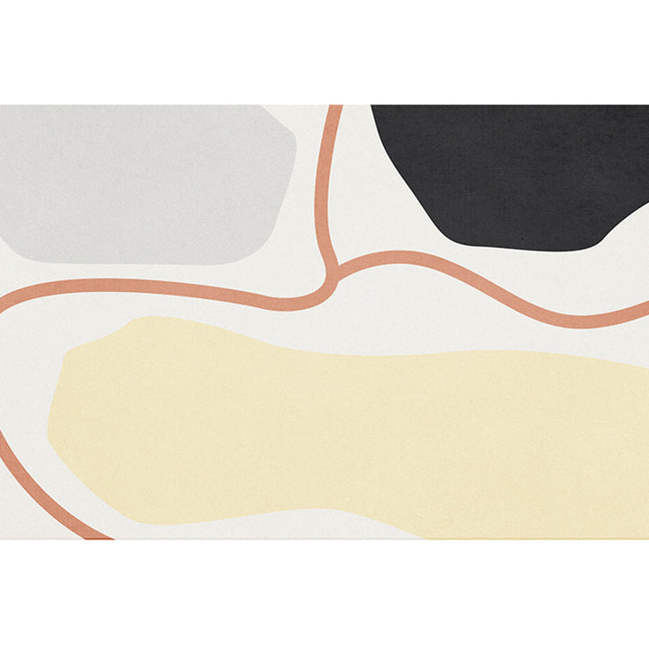 BowLift | Southwest Living Room Rug Multicolored Color Block Rug Polypropylene Non-Slip Stain Resistant Rug