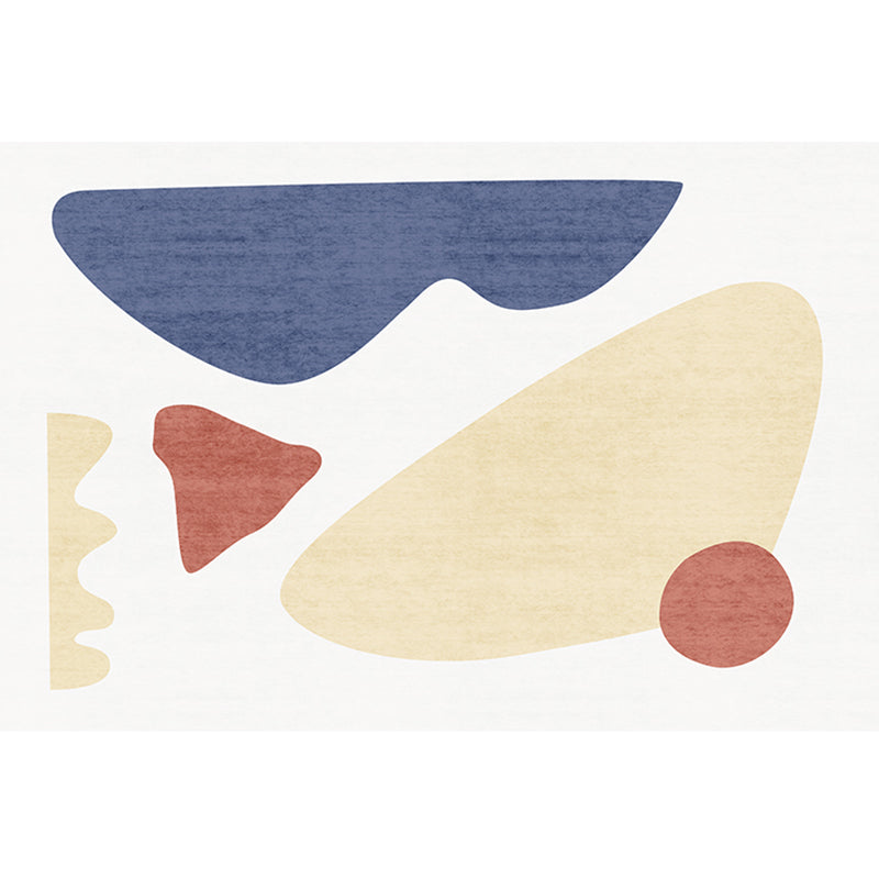 BowLift | Southwest Living Room Rug Multicolored Color Block Rug Polypropylene Non-Slip Stain Resistant Rug