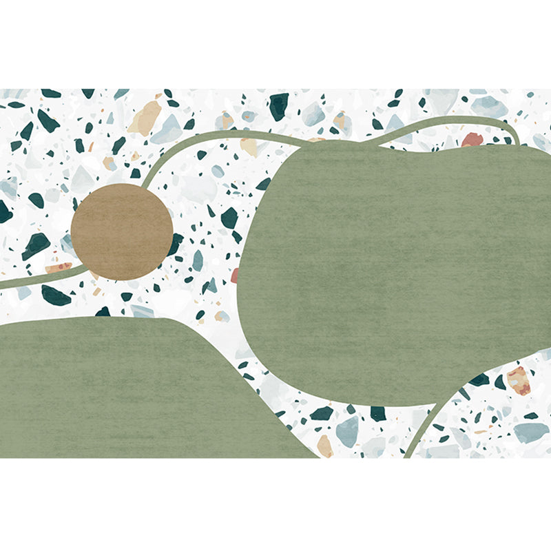 BowLift | Southwest Living Room Rug Multicolored Color Block Rug Polypropylene Non-Slip Stain Resistant Rug