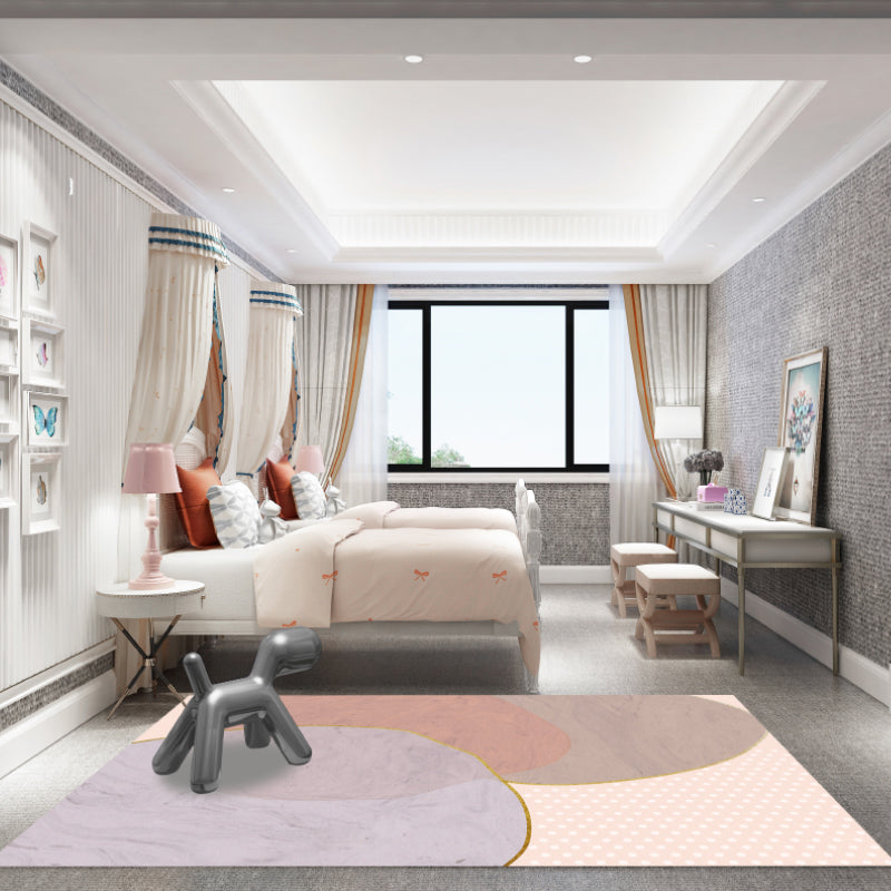 BowLift | Morandi color new carpet polyester geometric pattern indoor carpet non-slip pet-friendly washable rug for the living room
