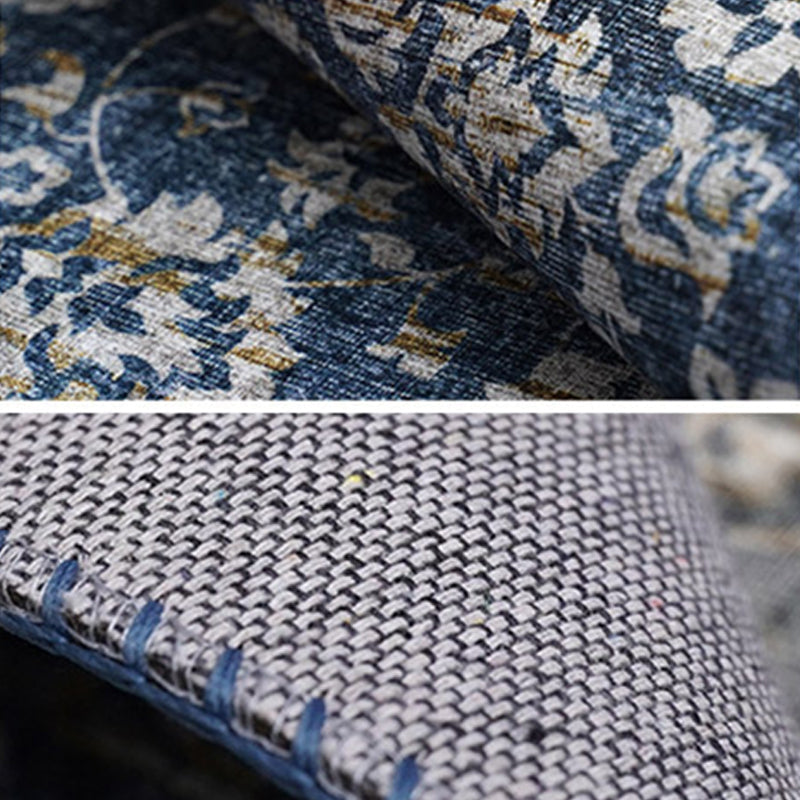 BowLift | Country Living Room Rug Multicolored Geometric Rug Polypropylene Non-Slip Back Machine Washable Rug