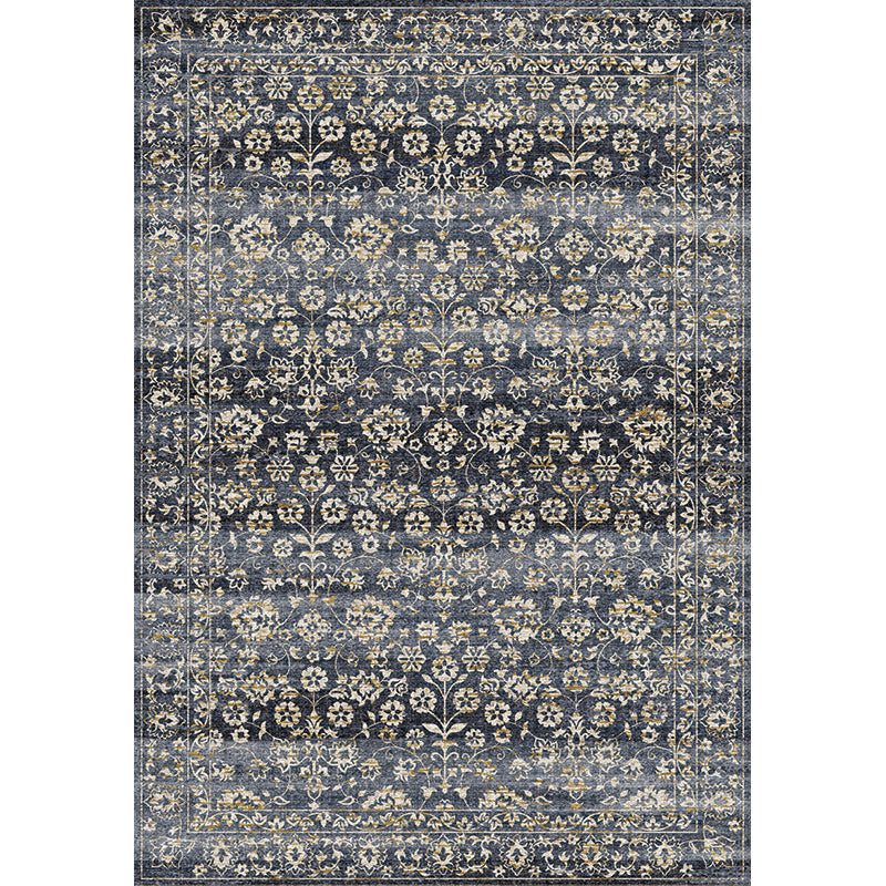 BowLift | Country Living Room Rug Multicolored Geometric Rug Polypropylene Non-Slip Back Machine Washable Rug