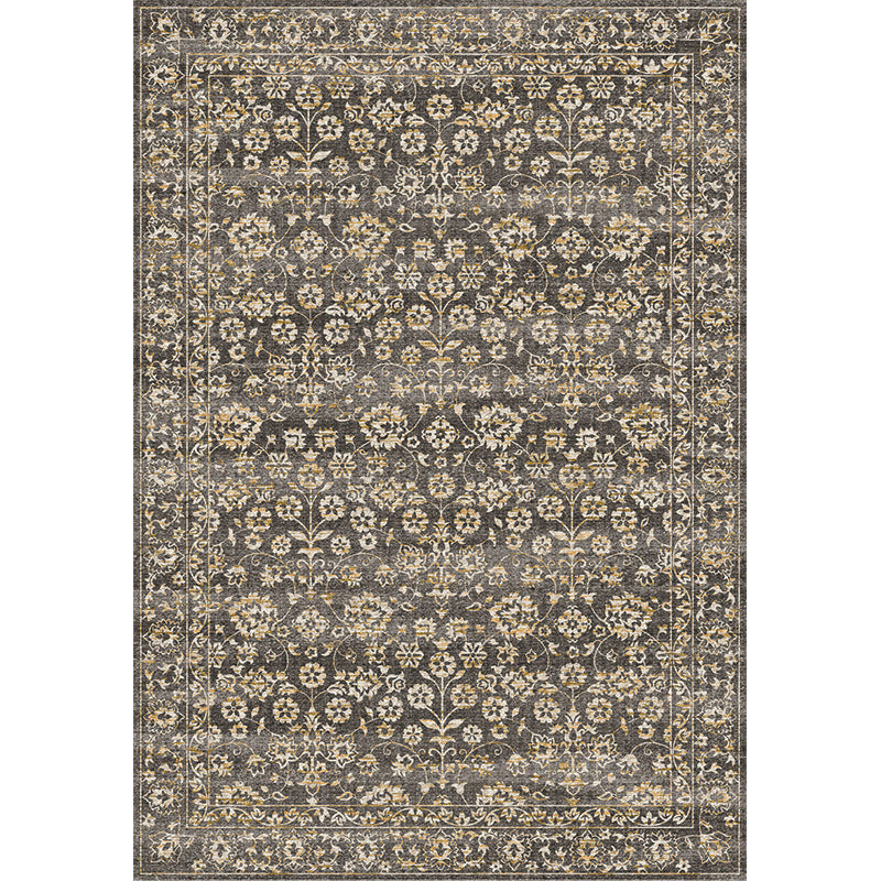 BowLift | Country Living Room Rug Multicolored Geometric Rug Polypropylene Non-Slip Back Machine Washable Rug