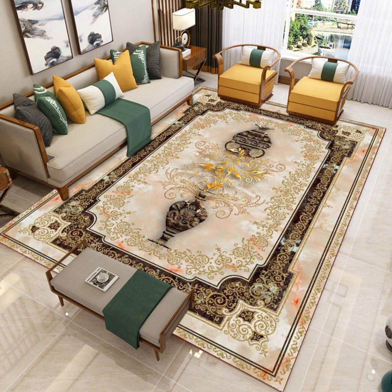 BowLift | Luxury Southwest Rug Multicolored Floral Print Rug Pet-Friendly Easy to Care Washable Rug for the Living Room