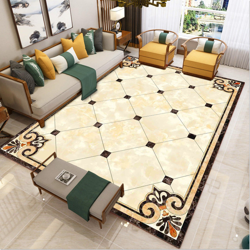 BowLift | Luxury Southwest Rug Multicolored Floral Print Rug Pet-Friendly Easy to Care Washable Rug for the Living Room
