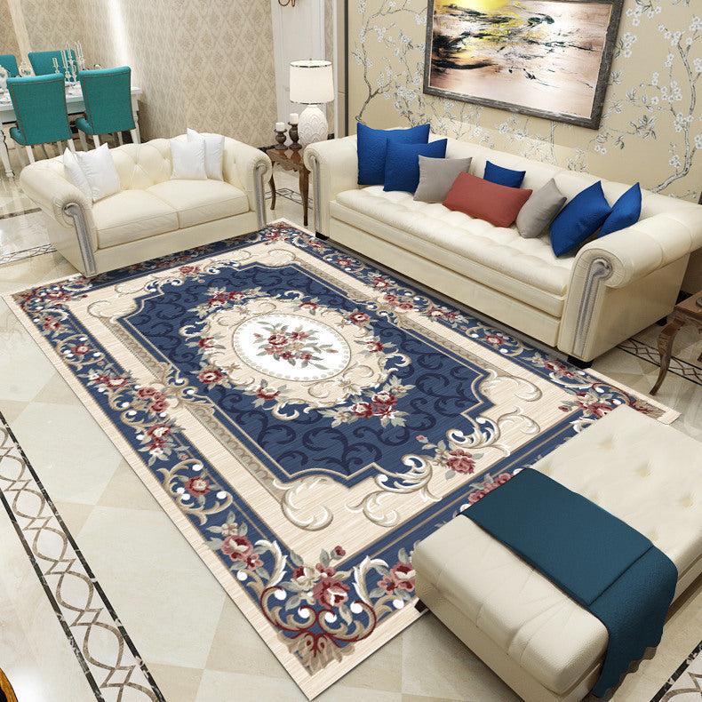 BowLift | Antique patterned rug multicolored polypropylene indoor rug easy care washable rug for living room