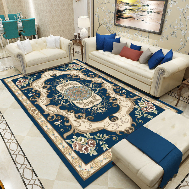BowLift | Antique patterned rug multicolored polypropylene indoor rug easy care washable rug for living room
