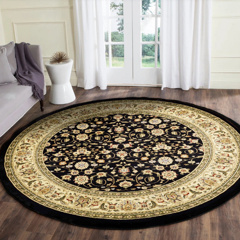 Multicolor Living Room Rug Oriental Tribal Pattern Rug Synthetic Pet-Friendly Easy Care Rug | Bowlift