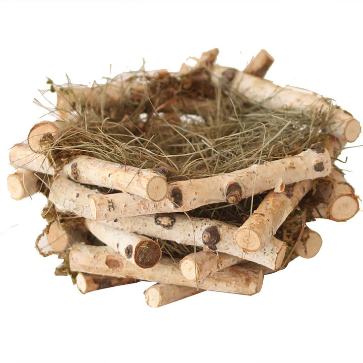 Decorative natural basket made of birch wood Bowlift