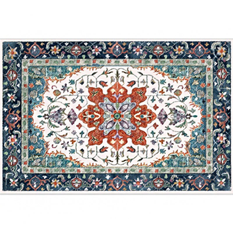 Boho-Chic Living Room Rug Multicolor Geometric Print Rug Polypropylene Machine Washable Non-Slip Back Rug | Bowlift