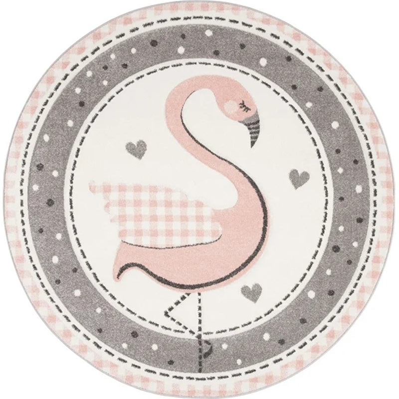 BowLift | Colorful Cartoon Rug Polyester Lovable Indoor Carpet Easy Care Pet-friendly Area Rug for Kids