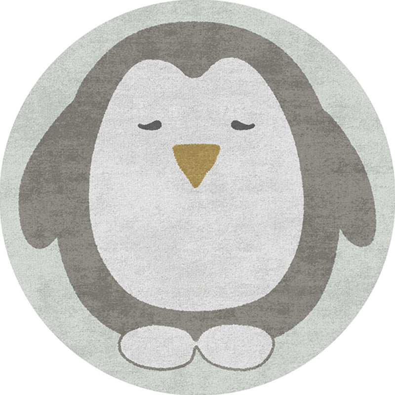 BowLift | Casual Kids Bedroom Rug Multicolor Cartoon Indoor Rug Polyester Non-Slip Easy Care Area Rug