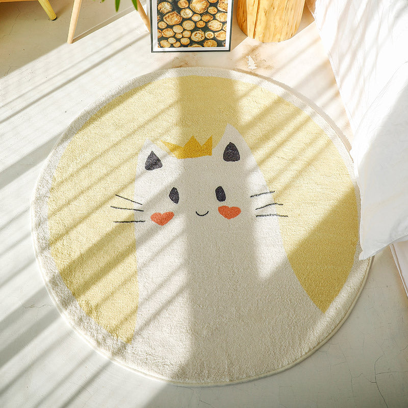BowLift | Beautiful children's room carpet Multicolored cartoon pattern carpet Polyester non-slip machine washable carpet