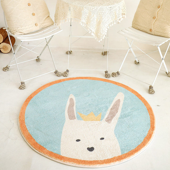 BowLift | Beautiful children's room carpet Multicolored cartoon pattern carpet Polyester non-slip machine washable carpet