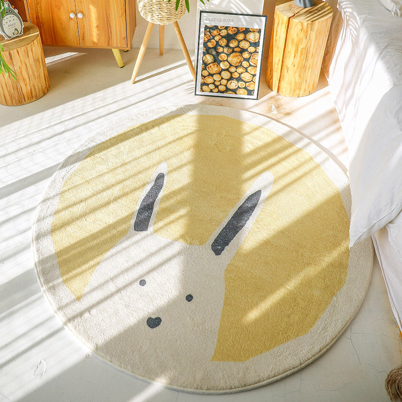 BowLift | Beautiful children's room carpet Multicolored cartoon pattern carpet Polyester non-slip machine washable carpet