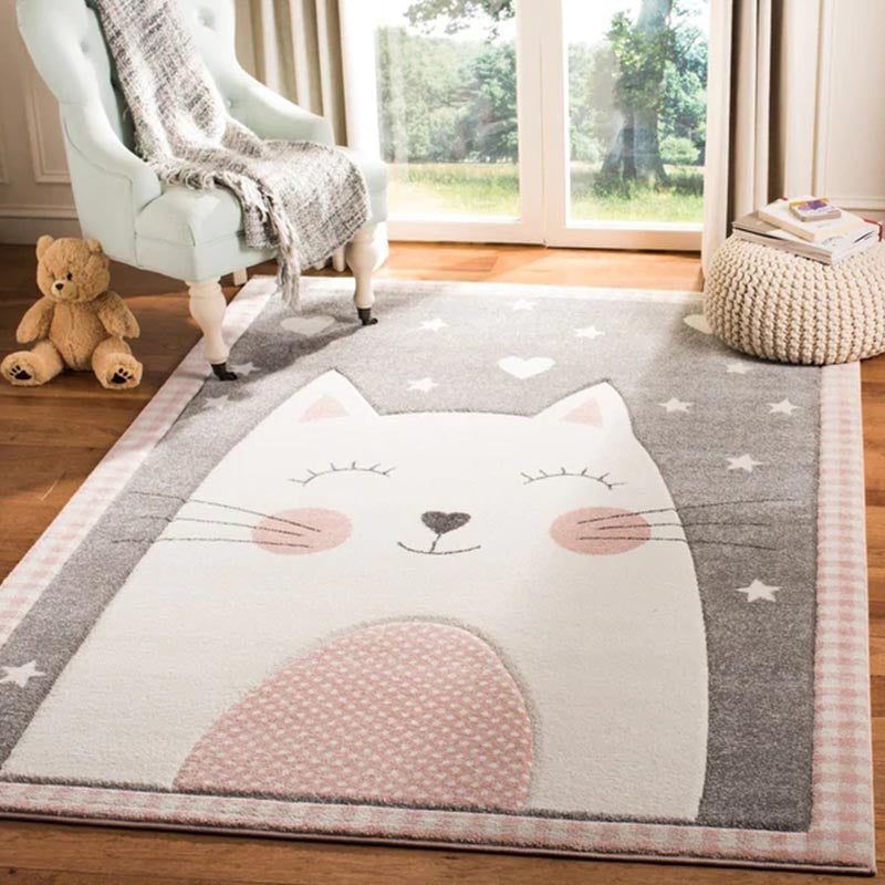 BowLift | New children's carpet Multi-colored Cartoon Indoor carpet Synthetic Non-slip Stain-resistant Washable carpet