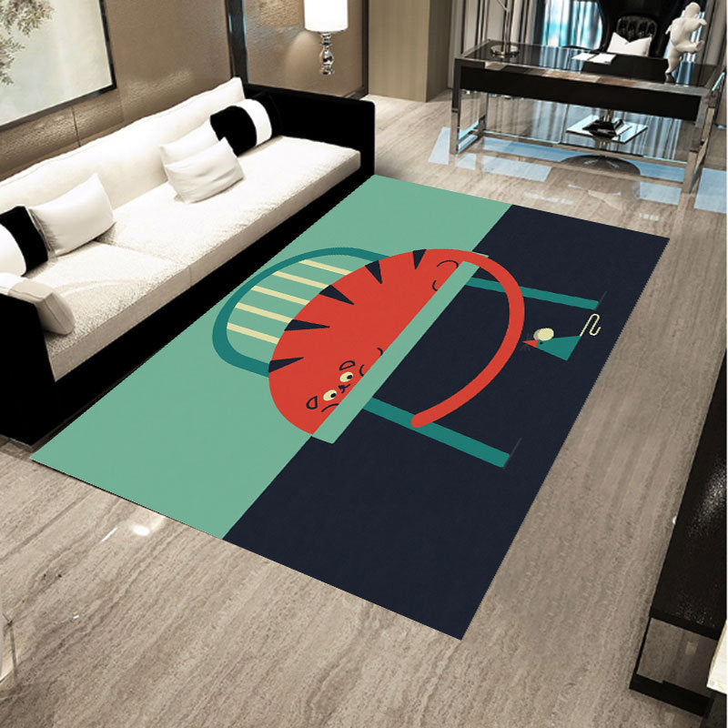 BowLift | Designer Room Decor Carpet Multicolored Fairy Tale Print Carpet Polyester Anti-Slip Back Pet Friendly Carpet