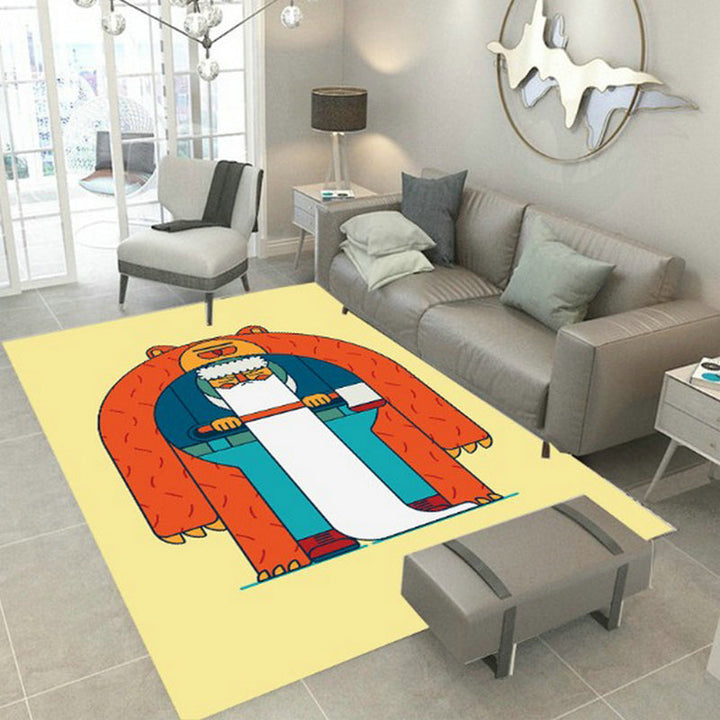 BowLift | Designer Room Decor Carpet Multicolored Fairy Tale Print Carpet Polyester Anti-Slip Back Pet Friendly Carpet