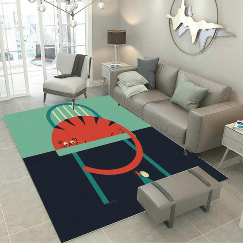 BowLift | Designer Room Decor Carpet Multicolor Fairy Tale Print Carpet Polyester Non-Slip Backing Pet-Friendly Carpet
