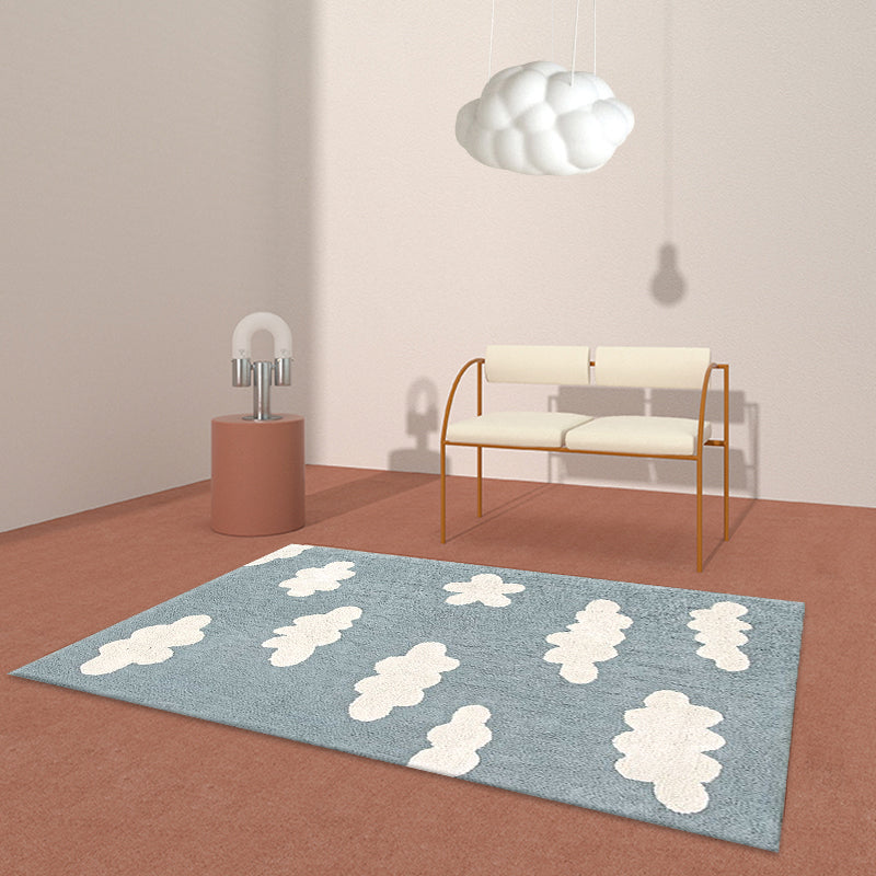 BowLift | Lovely Cartoon Print Rug Multicolor Polyester Area Rug Non-Slip Machine Washable Rug for Bedroom