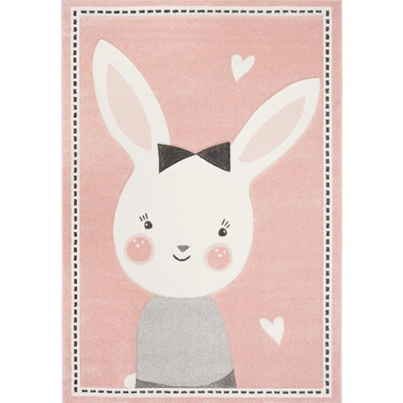 BowLift | Lovely Children's Room Carpet Multicolor Cartoon Printed Carpet Polyester Pet-Friendly Machine Washable Indoor Carpet