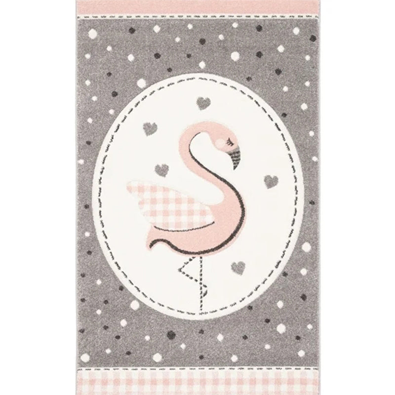BowLift | Lovely Children's Room Carpet Multicolor Cartoon Printed Carpet Polyester Pet-Friendly Machine Washable Indoor Carpet
