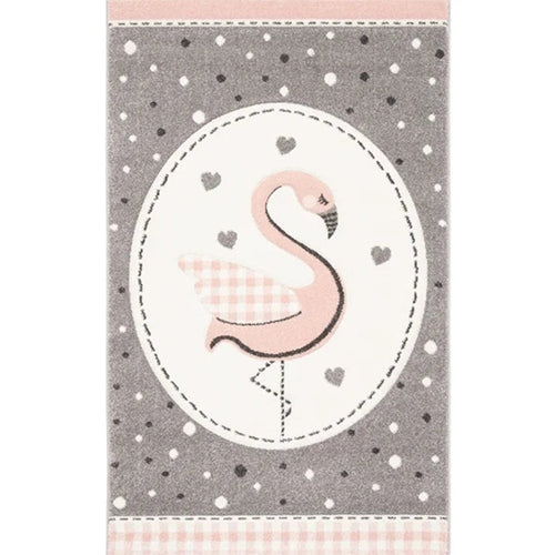 BowLift | Lovely Children's Room Carpet Multicolor Cartoon Printed Carpet Polyester Pet-Friendly Machine Washable Indoor Carpet