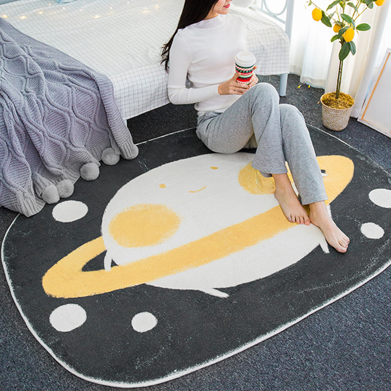 BowLift | Multicolored Relaxation Carpet Synthetic Area Rug Non-slip Machine Washable Carpet for the Children's Room