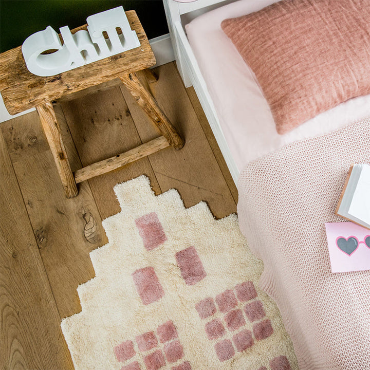 BowLift | Irregular Shape Cartoon Carpet Multicolor Funky Area Rug Synthetic Pet-Friendly Non-Slip Backing Rug for Room