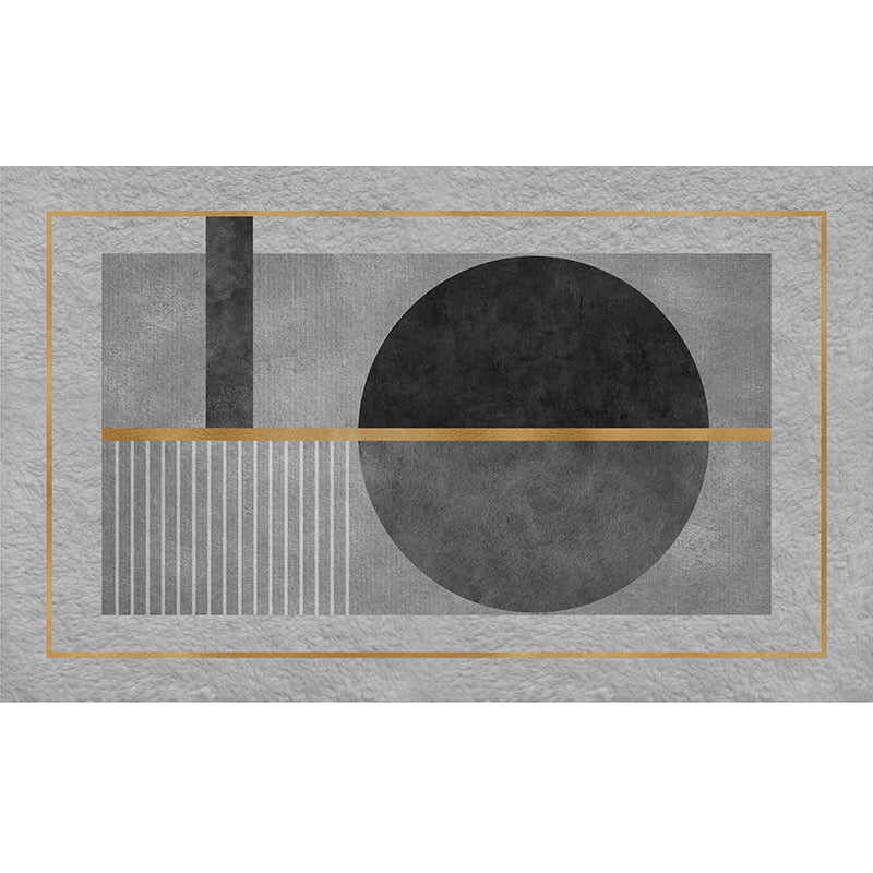 BowLift | Multicolored Luxury Carpet Synthetic Geometric Pattern Carpet Pet-Friendly Non-Slip Backing Easy Care Area Rug for Home