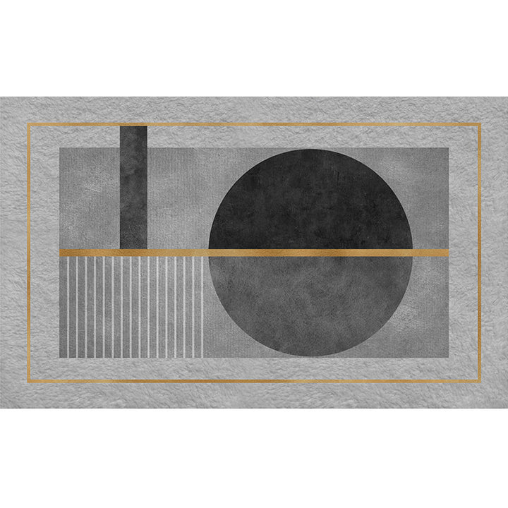 BowLift | Multicolored Luxury Carpet Synthetic Geometric Pattern Carpet Pet-Friendly Non-Slip Backing Easy Care Area Rug for Home