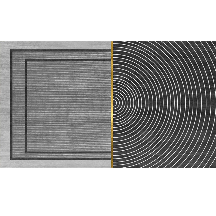 BowLift | Multicolored Luxury Carpet Synthetic Geometric Pattern Carpet Pet-Friendly Non-Slip Backing Easy Care Area Rug for Home