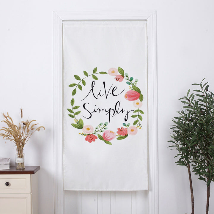 Decorative Watercolor Plant Wall Tapestry