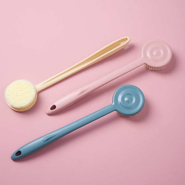 Long-Handled Soft Bristle Back Exfoliating Shower Brush Bowlift