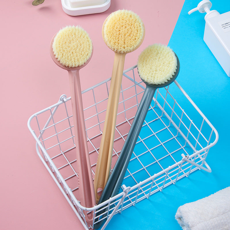 Long-Handled Soft Bristle Back Exfoliating Shower Brush Bowlift