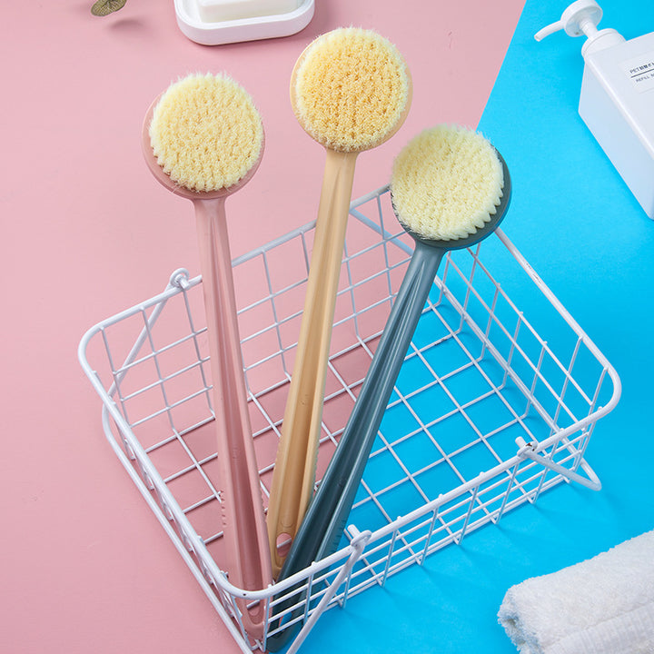 Long-Handled Soft Bristle Back Exfoliating Shower Brush Bowlift