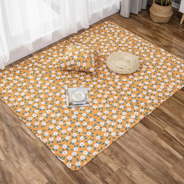 BowLift | Comfort Kids Room Rug Multicolored Cartoon Rug Cotton Blend Pet-Friendly Easy Care Rug