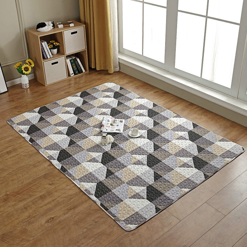 BowLift | Western Decor Rug Multicolor Geometric Print Rug Cotton Non-Slip Back Easy Care Rug