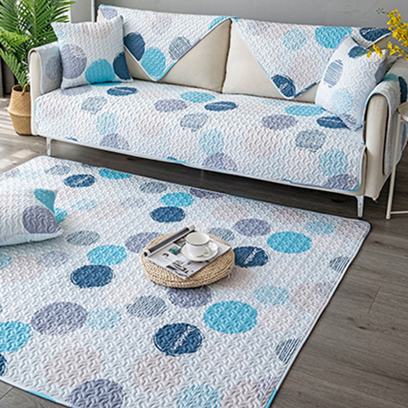 Comfort Living Room Carpet Multicolored Geometric Printed Area Rug Non-Slip Backing Washable Rug | Bowlift