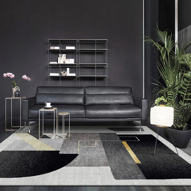 BowLift | Western Living Room Rug Multicolored Polypropylene Rug Non-Slip Back Washable Indoor Rug