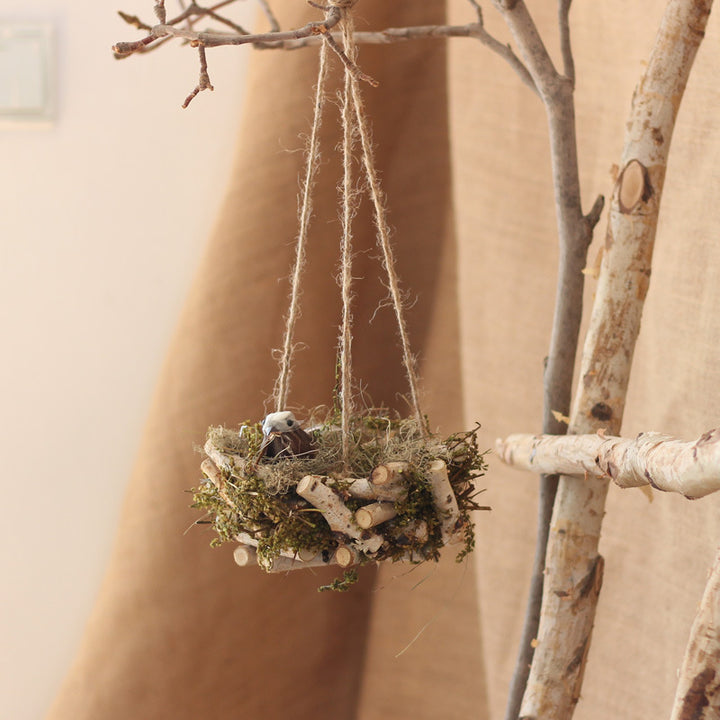 Decorative natural basket made of birch wood Bowlift
