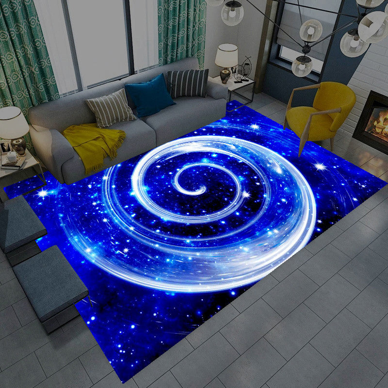 BowLift | Casual Living Room Wallpaper Multicolor Area Print Rug Polypropylene Non-Slip Back Indoor Rug