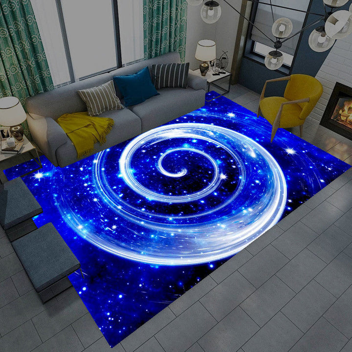 BowLift | Casual Living Room Wallpaper Multicolor Area Print Rug Polypropylene Non-Slip Back Indoor Rug