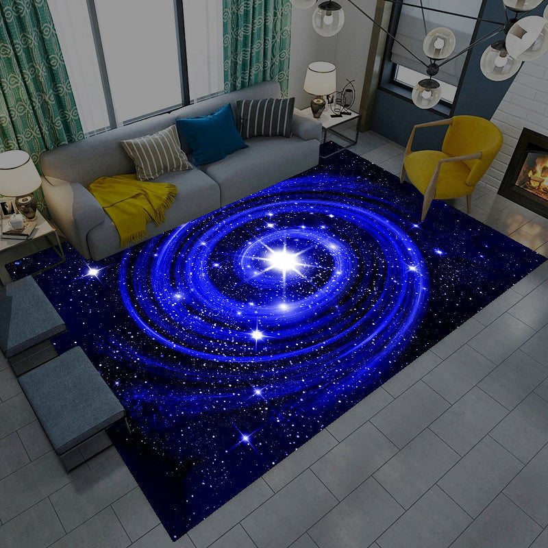 BowLift | Casual Living Room Wallpaper Multicolor Area Print Rug Polypropylene Non-Slip Back Indoor Rug