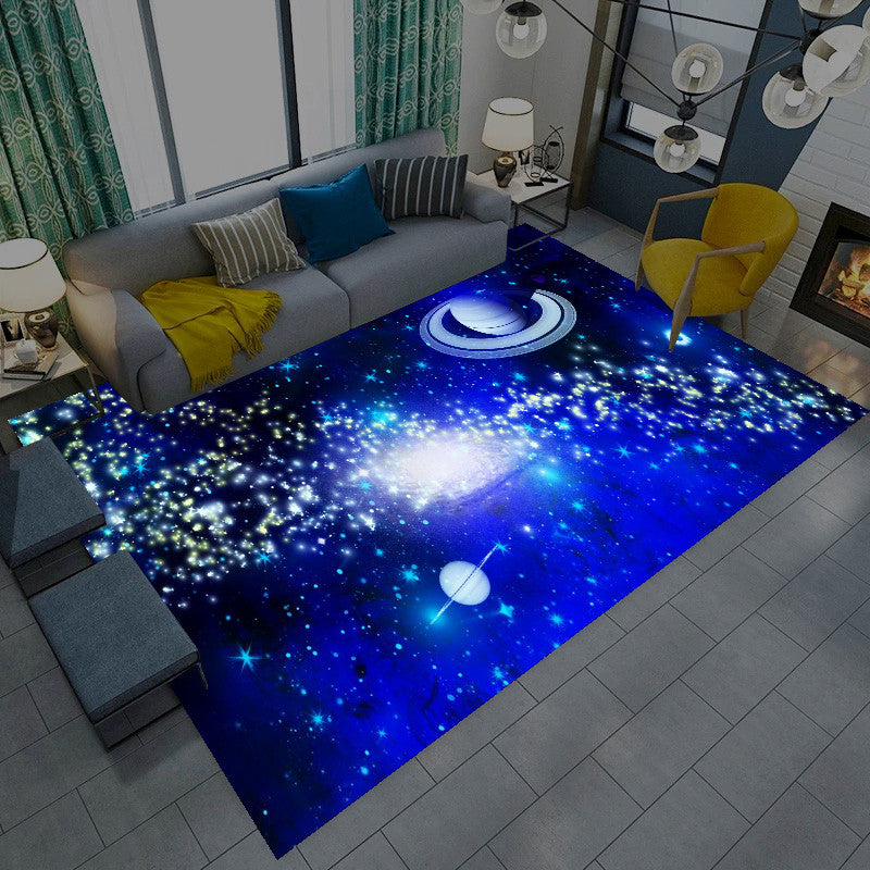 BowLift | Casual Living Room Wallpaper Multicolor Area Print Rug Polypropylene Non-Slip Back Indoor Rug