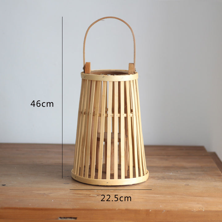 Handcrafted wooden lantern Bowlift